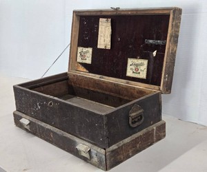 Very Cool Smaller Sized Antique Carpenters Chest