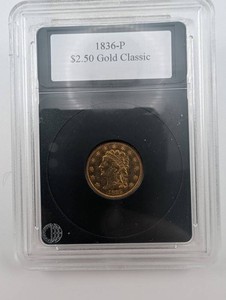 1836-P $2.50 Gold Classic