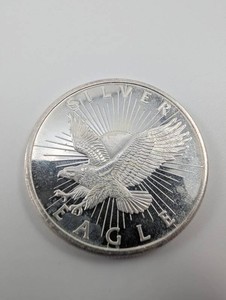 Sunshine Minting Eagle One Troy Ounce .999 Fine Silver Round