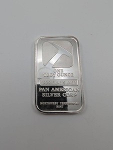 Pan American Silver Corp 1 Troy Ounce .999 Fine Silver Bar