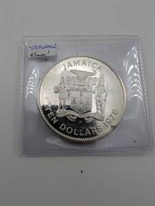 Jamaica 1978 Ten Dollar Sterling Coin