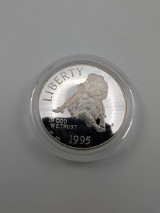 90% Silver 1995 Liberty One Dollar Commemorative Coin