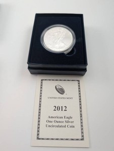 2012 American Eagle One Ounce Silver Coin