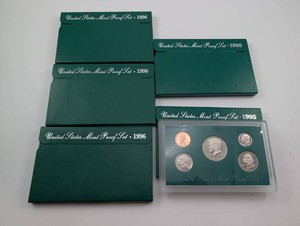 US Mint Proof Sets 1995 and 1996 (Lot of 6)