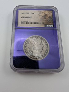 1904 Barber Half Dollar NGC Genuine
