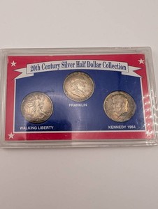 20th Century Silver Half Dollar Collection (3 Coins)