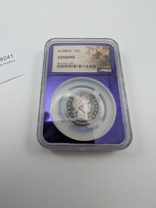 Antique 1911 Barber Quarter NGC Genuine