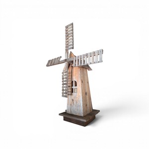 Wood Windmill Handmade
