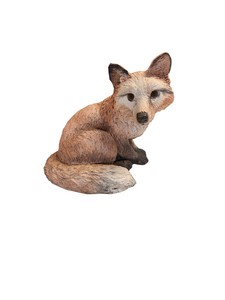 Decorative Sitting Fox Figurine