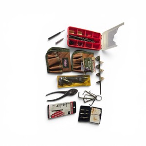 Combo Lot Vintage Tools Craftsman  New BucketBoss Mug Boss  Drill Bits  Pliers  Etc