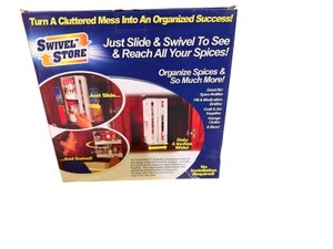 Swivel Store Slide & Swivel Cabinet Organizer  New in Box