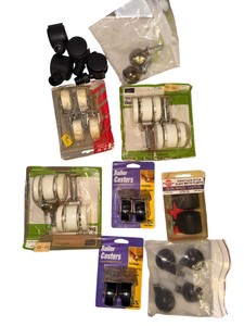 Assorted Furniture & Office Chair CastersWheels  Mixed Lot (20 Pieces)