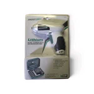 New Lithium Cordless Screwdriver & 24 Piece Accessory Kit