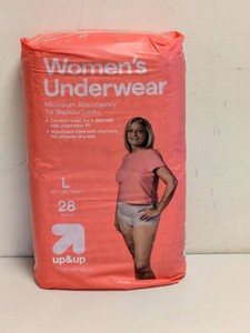 NEW UP & UP WOMENS UNDERWEAR LARGE 28CT