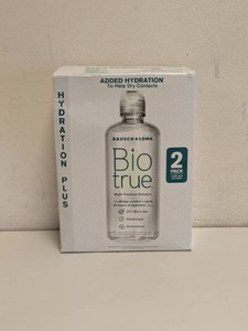 NEW BAUSCH & LOMB BIO TRUE MULTI PURPOSE SOLUTION 2PK