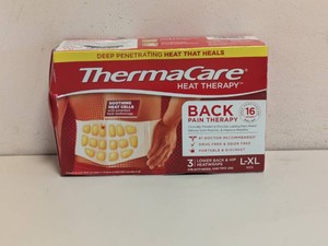 NEW THERMACARE HEAT THERAPY BACK LXL 3PK