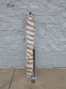SUNVILLA SUNBRELLA 11 MARKET UMBRELLA BROWNWHITE STRIPED