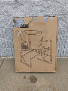 MAC SPORTS ROCK N LOCK DIRECTOR CHAIR GRAYBLUE