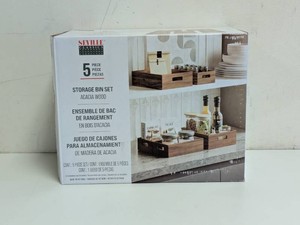 NEW SEVILLE CLASSICS 5 PIECE STORAGE BIN SET