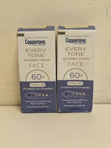 (2) NEW COPPERTONE BROAD SPECTRUM SPF60 CLEAR SUNSCREEN