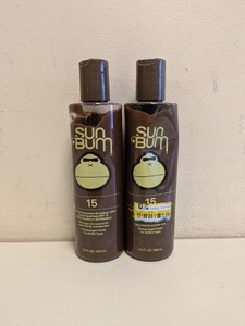 (2) NEW SUNBUM SPF15 PREMIUM SUNSCREEN BROWNING LOTION
