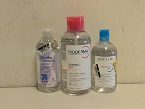 (3) NEW BIODERMAMICELLAR CLEANSING WATER