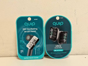 (2) NEW QUIP ULTRA360 OSCILLATING BRUSH PADS