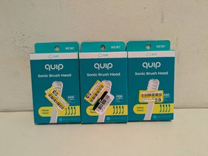 (3) NEW QUIP SONIC BRUSH HEAD