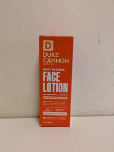 NEW DUKE CANNON SUPPLY CO. DAILY DEFENSE FACE LOTION BROAD SPECTRUM SPF32