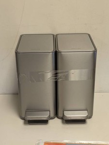 (2) NEW KOHLER SMALL STEP STAINLESS STEEL WASTE CANS