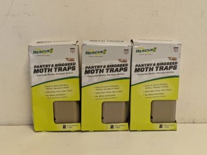 (3) NEW RESCUE PANTRY & BIRDSEED MOTH TRAPS 2PK