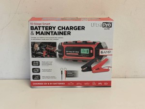 ULTRA PRO ELITE 10-STAGE SMART BATTERY CHARGER & MAINTAINER 6 AMP