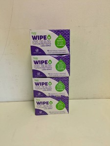 (4) NEW FLENTS WIPE N CLEAR LENS WIPES 75CT