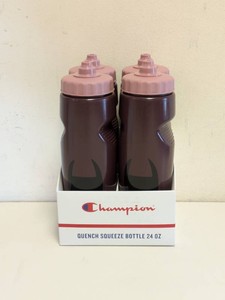 NEW CHAMPION QUENCH SQUEEZE BOTTLE 4PK RUBYCOSMIC PINK
