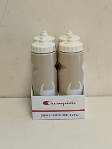 NEW CHAMPION QUENCH SQUEEZE BOTTLE 4PK IRISH CREAMCOTTON
