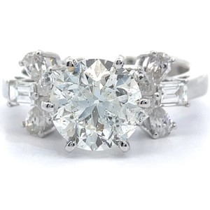 3.24 Carat Natural Diamond Ring in 18K White Gold $33,986 Appraisal Included VIDEO