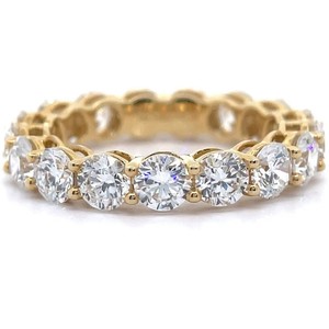 NEW 5 Carat Diamond 34 Eternity Ring in 14k Yellow Gold VIDEO