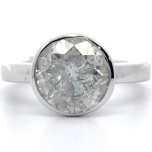 3.01 Carat Natural Diamond Ring in 18K White Gold $47,290 Appraisal Included VIDEO