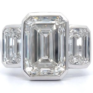 10.56 Carat Lab-Grown Diamond Ring in 14K White Gold w IGI Reports $14,999 Retail