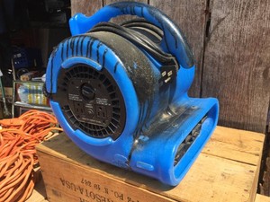 B-AIR BP-25 Air Mover 14 HP - 3 Spd - Aux Outlets - Works