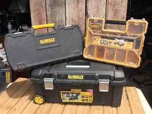 (3) DEWALT Tool BoxOrganiserCaddy