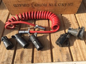Trailer Light Adapters - 6 Pin Round - Flat 4 - 7 Pin