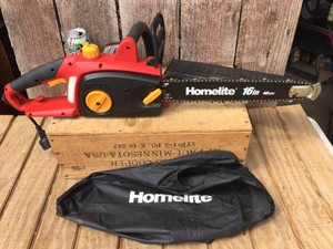 HOMELITE UT43120 Electric Chain Saw - Nice