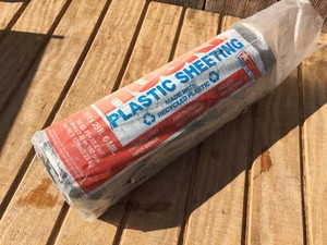HUSKY 10 x 25 Plastic Sheeting