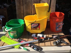 LIBMAN Cleaning Tools - Mop Bucket - Handle - Squeegee