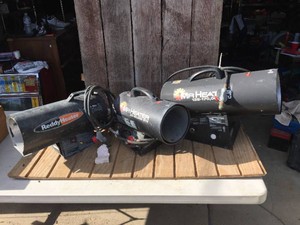 3 Propane Heaters