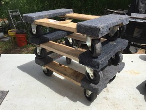 3 Roller Carts 12 x 8
