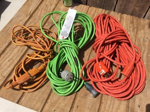 (3) Extension Cords - Good Plugs - 25-50-100