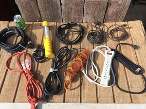Group Extension Cords - Power Strips - Light