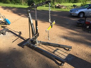 PITTSBURGH Heavy Duty 1 Ton Folding Shop CraneEngine Hoist